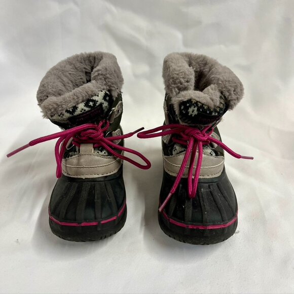 London Fog Winter Snow Boots Toddler size 9 - Picture 2 of 8